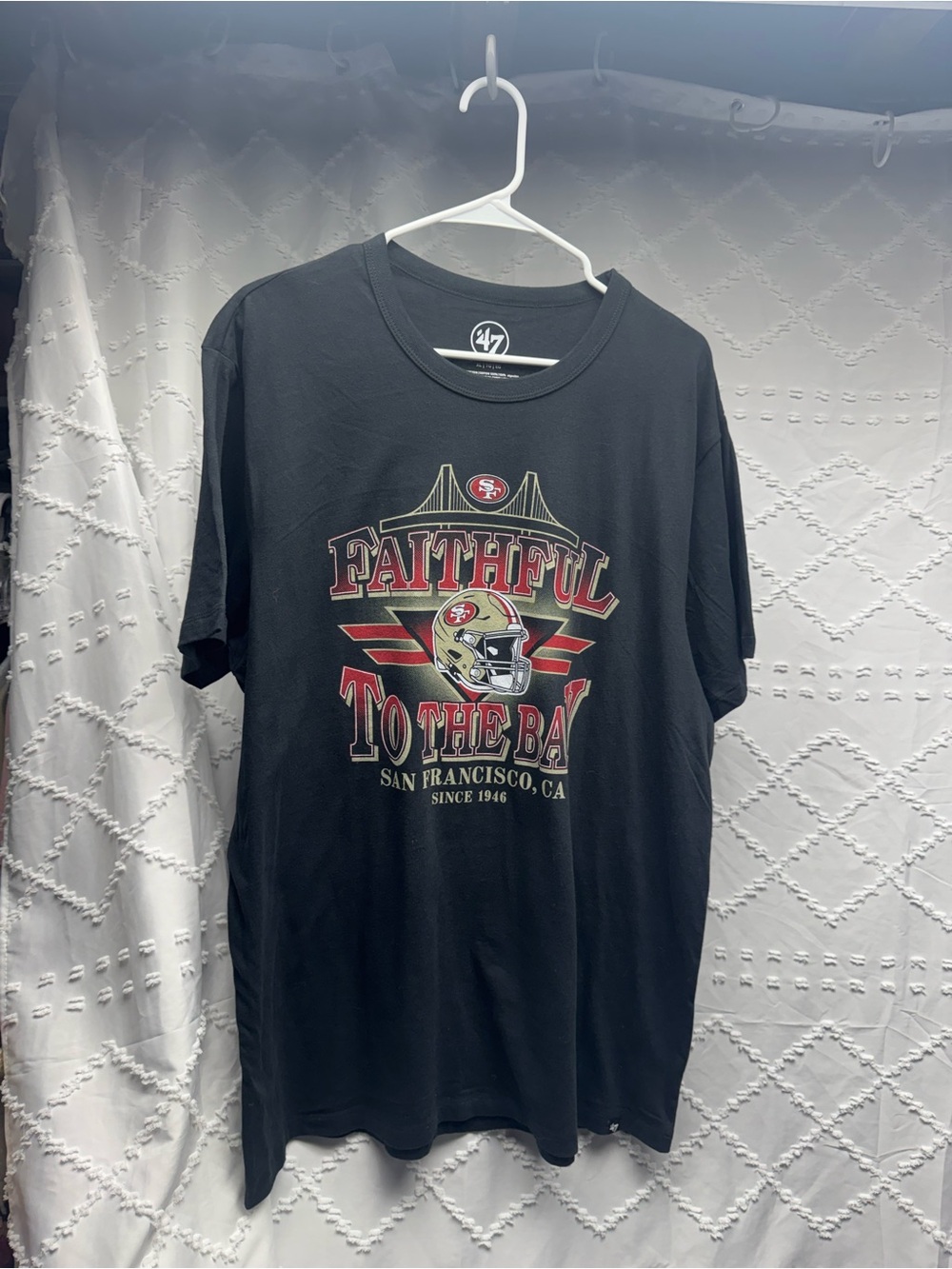 '47 Black San Francisco 49ers "Faithful to the Bay" Graphic Tee